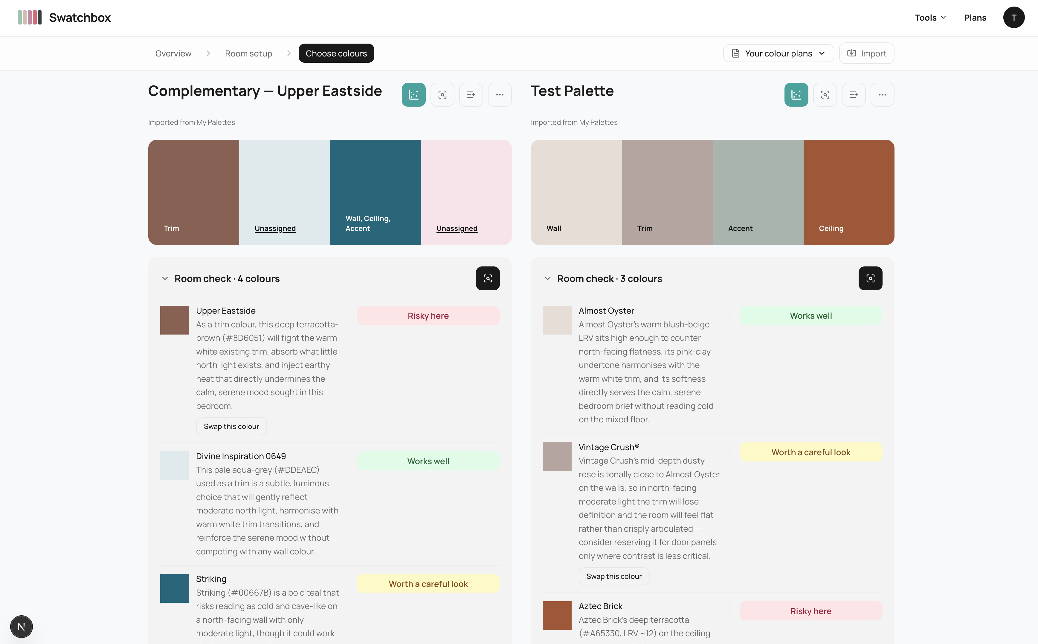 Lifestyle shot of a beautifully painted living room